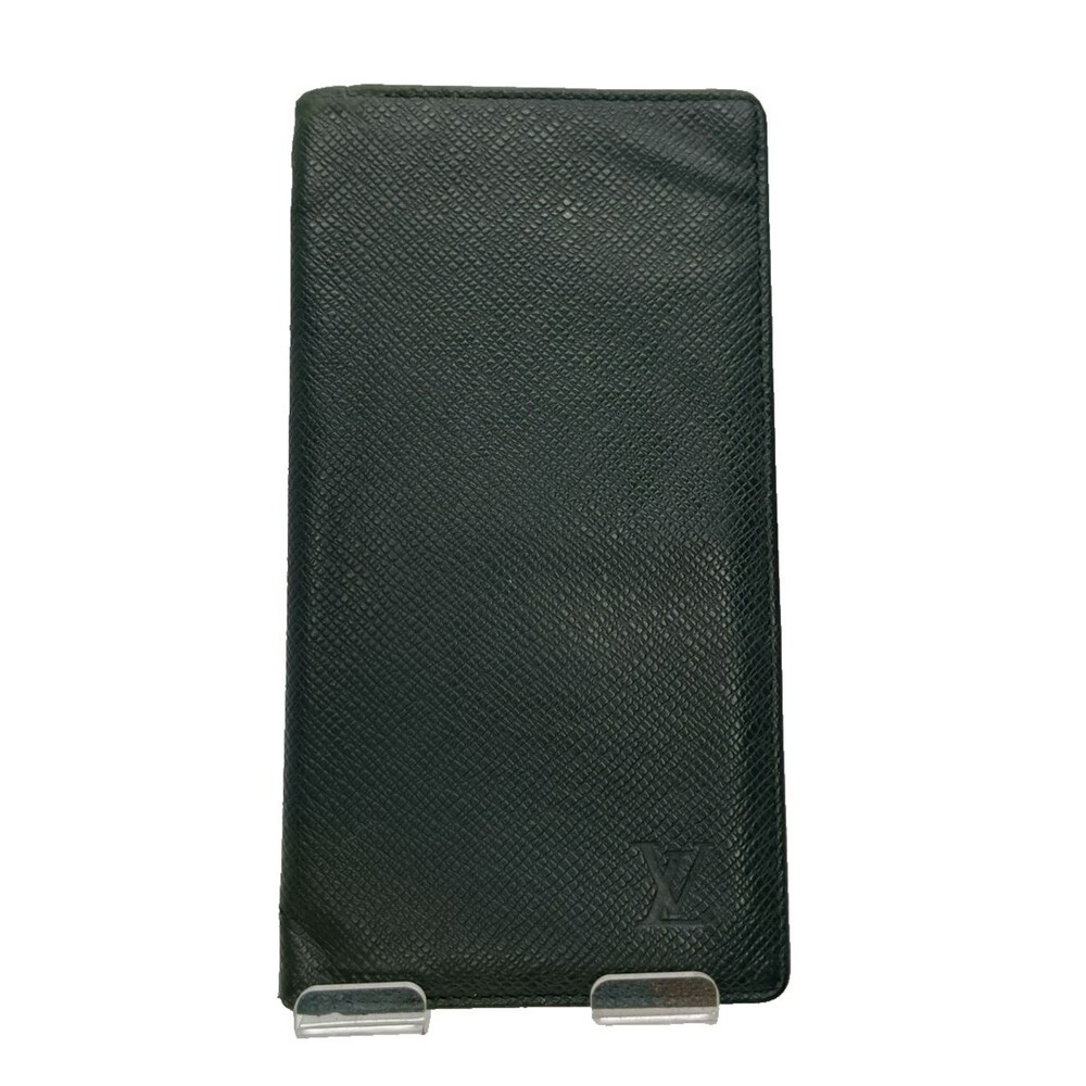 Authentic Louis Vuitton Taiga Porte Valeurs Cartes Credit Long Wallet Epicea